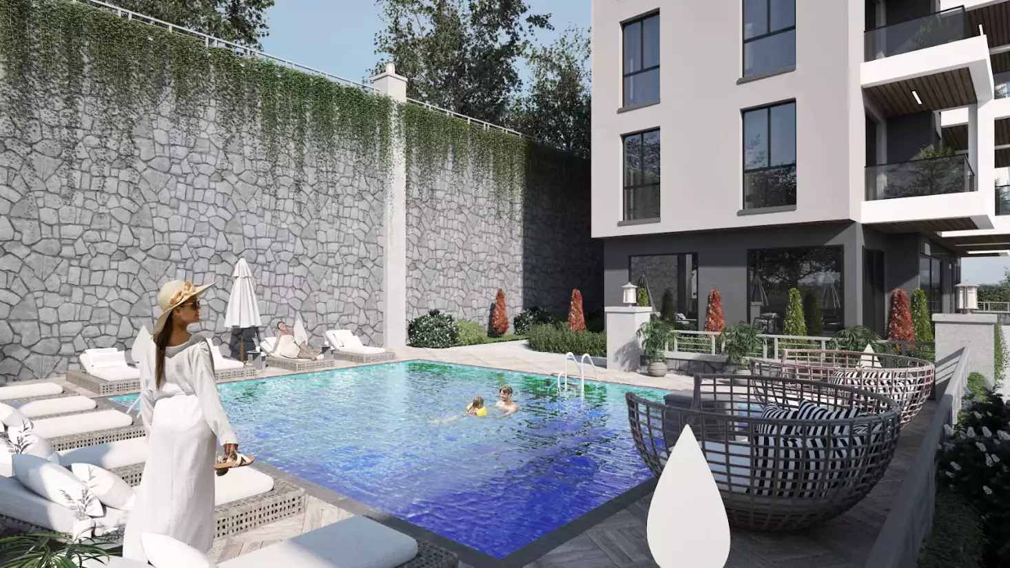 Квартира 40м² в Турции, Конаклы. Стоимостью 90000€ аренда фото-8