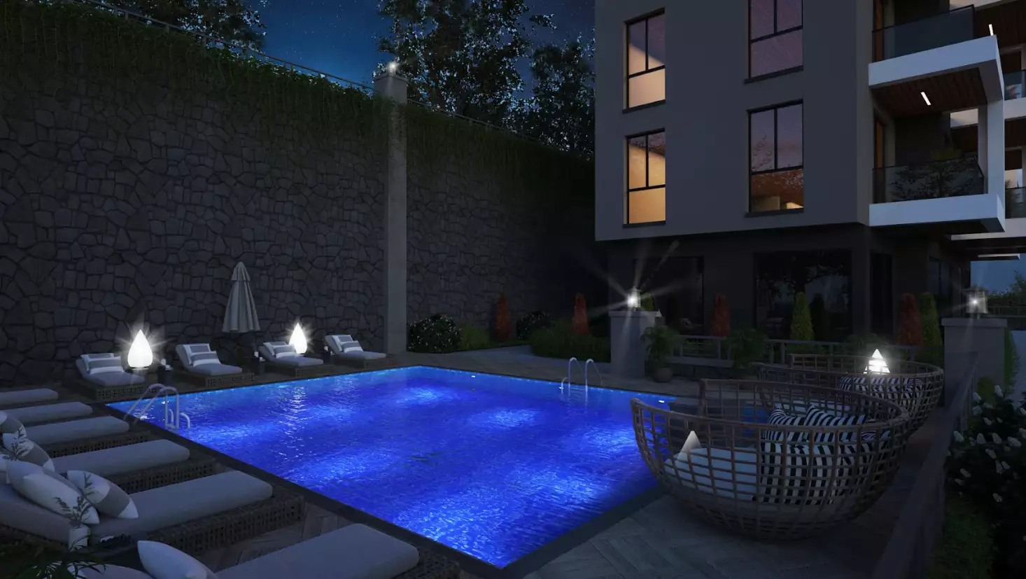 Квартира 40м² в Турции, Конаклы. Стоимостью 90000€ аренда фото-13