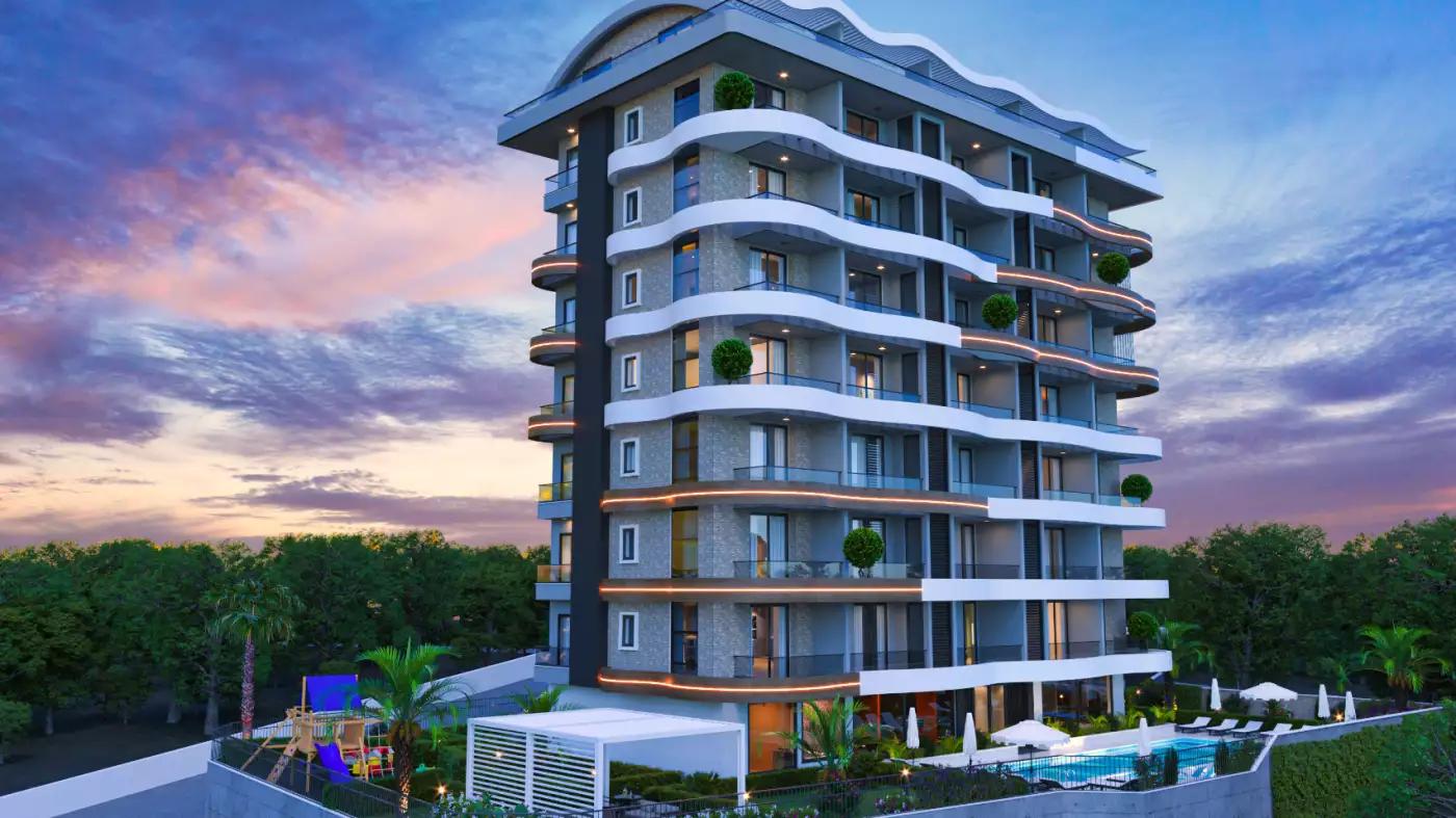 Квартира 50м² в Турции, Авсаллар. Стоимостью 159000€ аренда фото-1