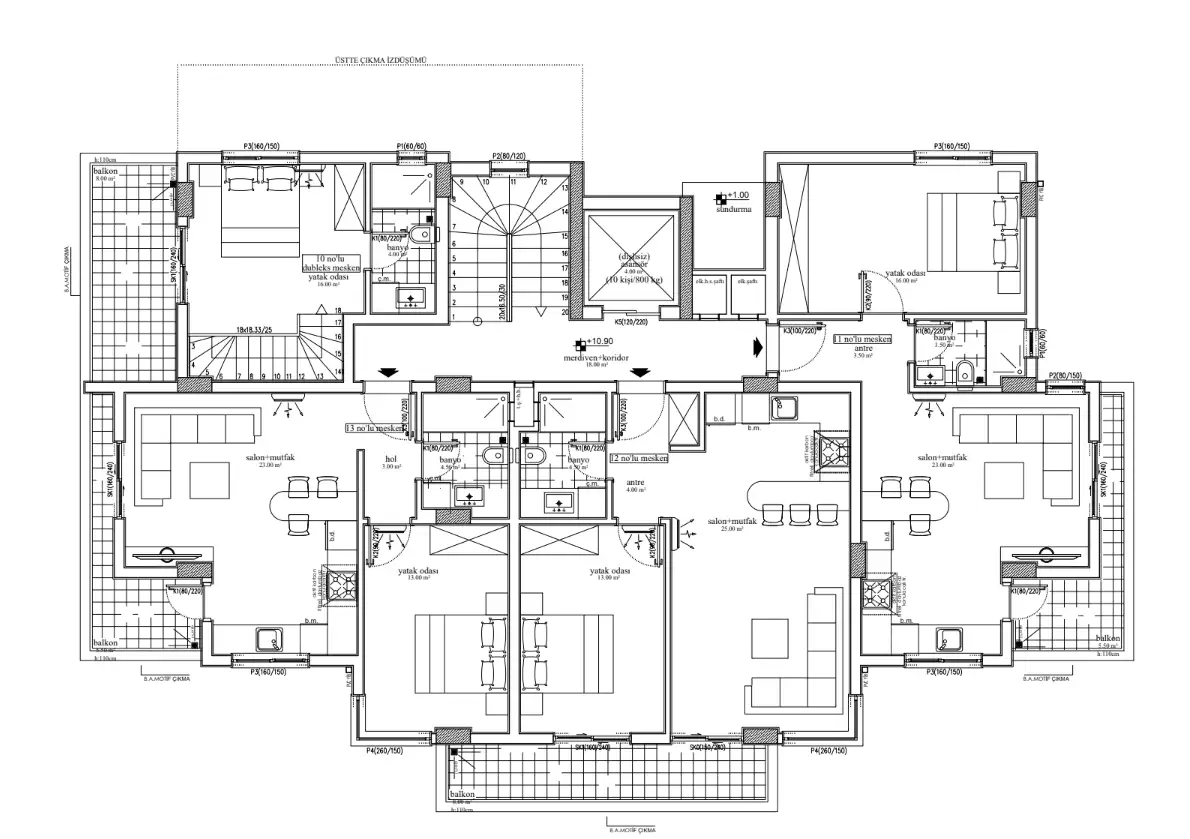 Квартира 57м² в Турции, Авсаллар. Стоимостью 90000€ аренда фото-11