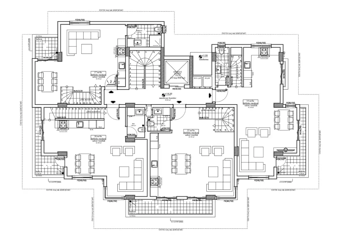 Квартира 57м² в Турции, Авсаллар. Стоимостью 90000€ аренда фото-12