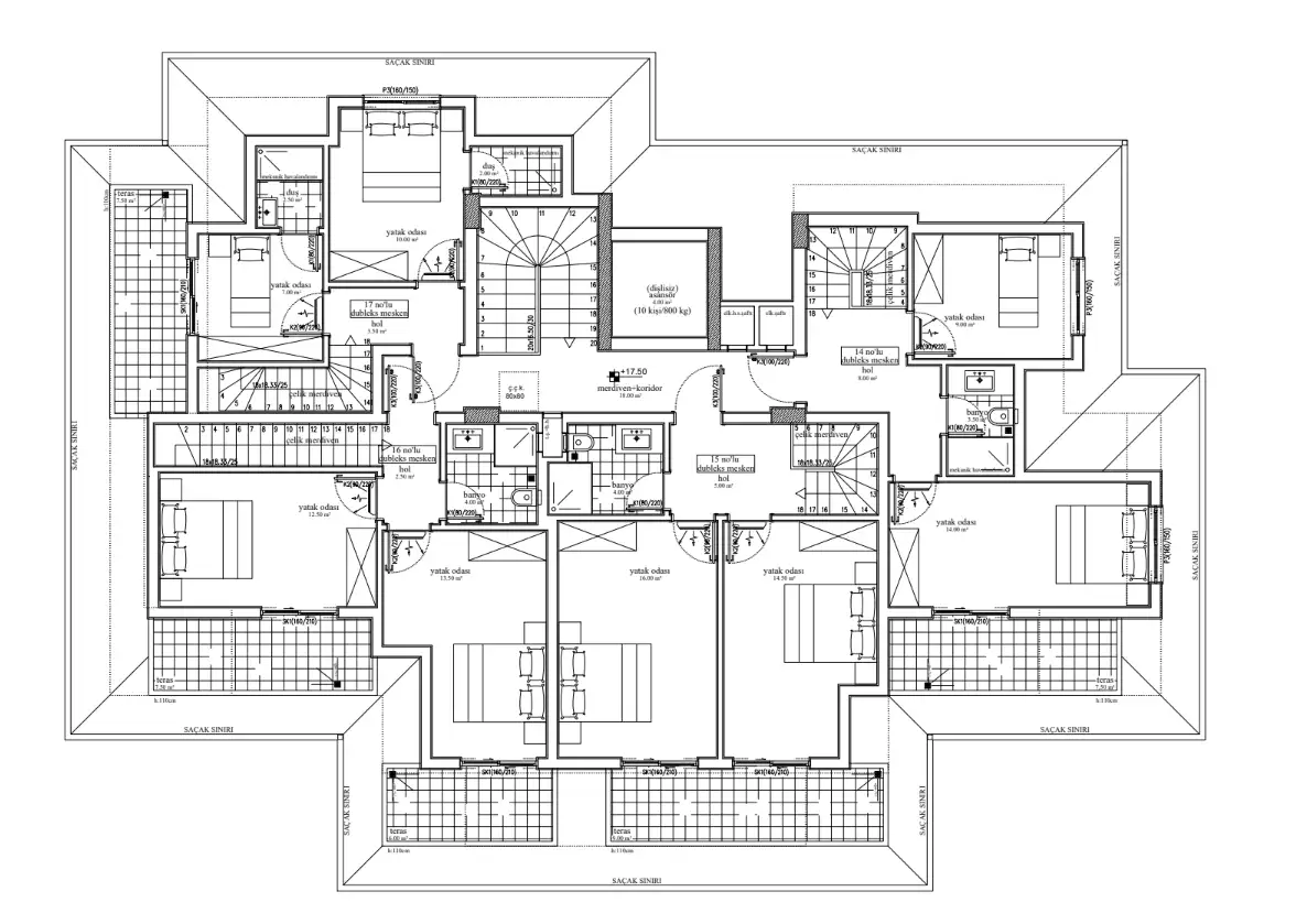 Квартира 57м² в Турции, Авсаллар. Стоимостью 90000€ аренда фото-13