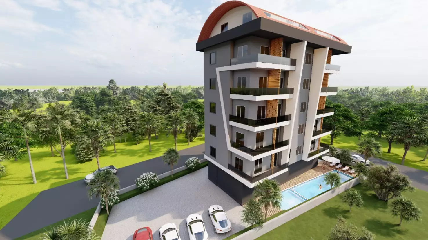 Квартира 55м² в Турции, Авсаллар. Стоимостью 95000€ аренда фото-6