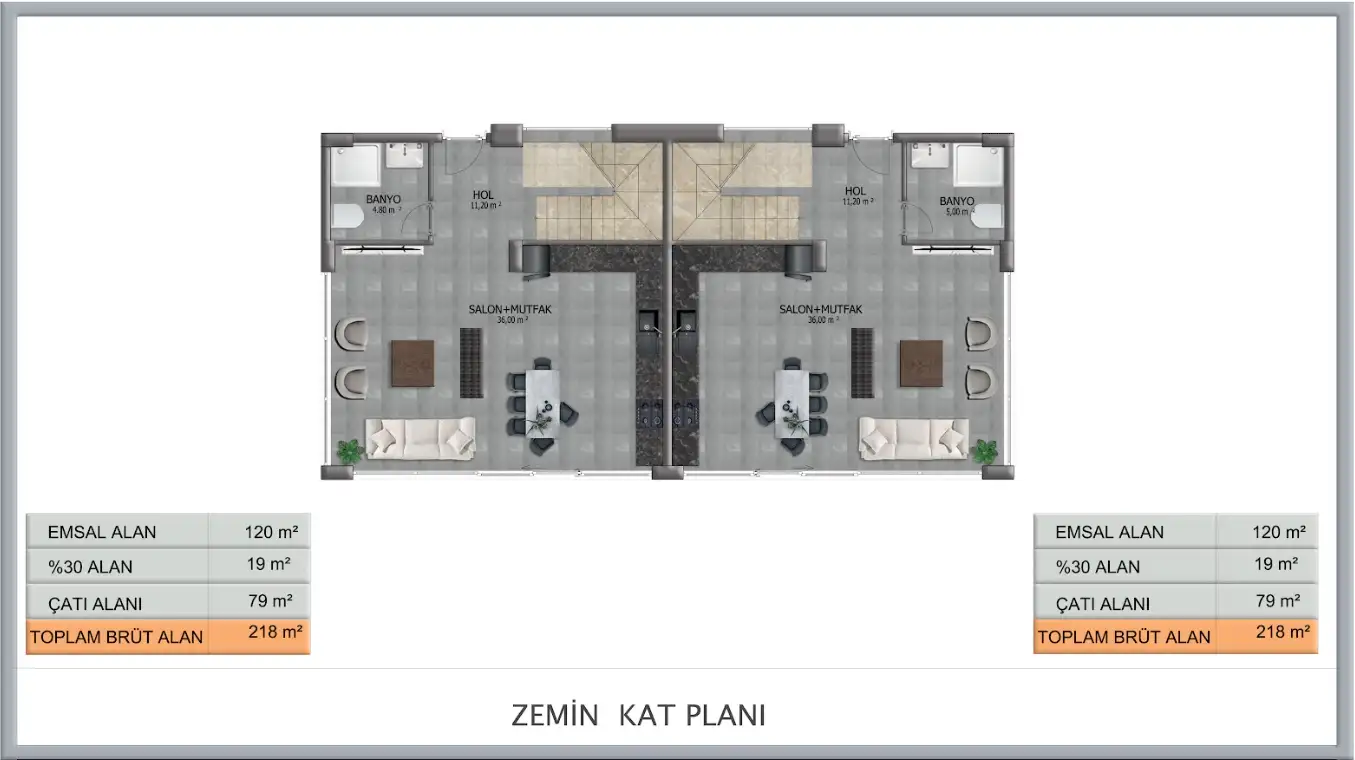 Вилла 200м² в Турции, Авсаллар. Стоимостью 780000€ аренда фото-17