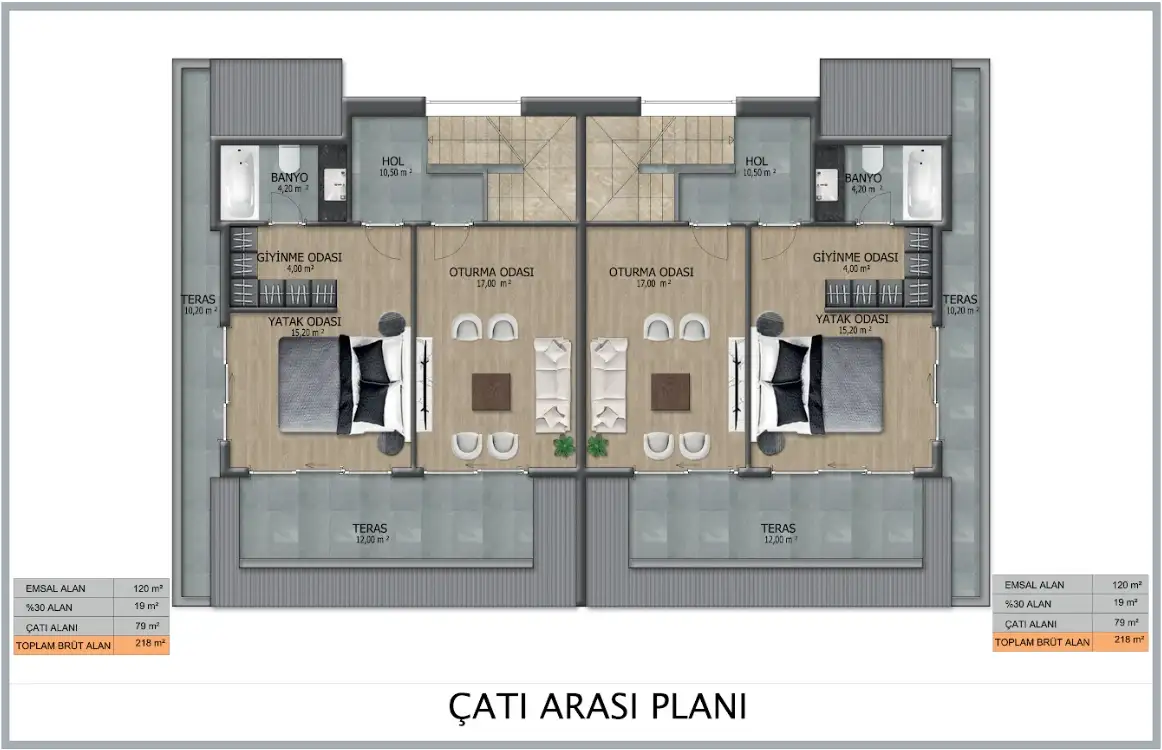 Вилла 200м² в Турции, Авсаллар. Стоимостью 780000€ аренда фото-19