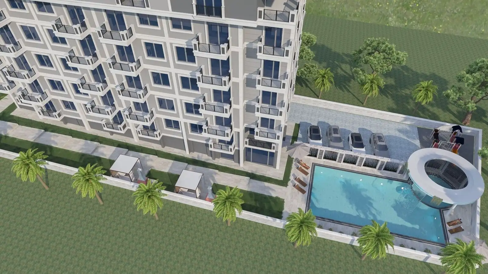 Квартира 35м² в Турции, Газипаша. Стоимостью 110000€ аренда фото-5