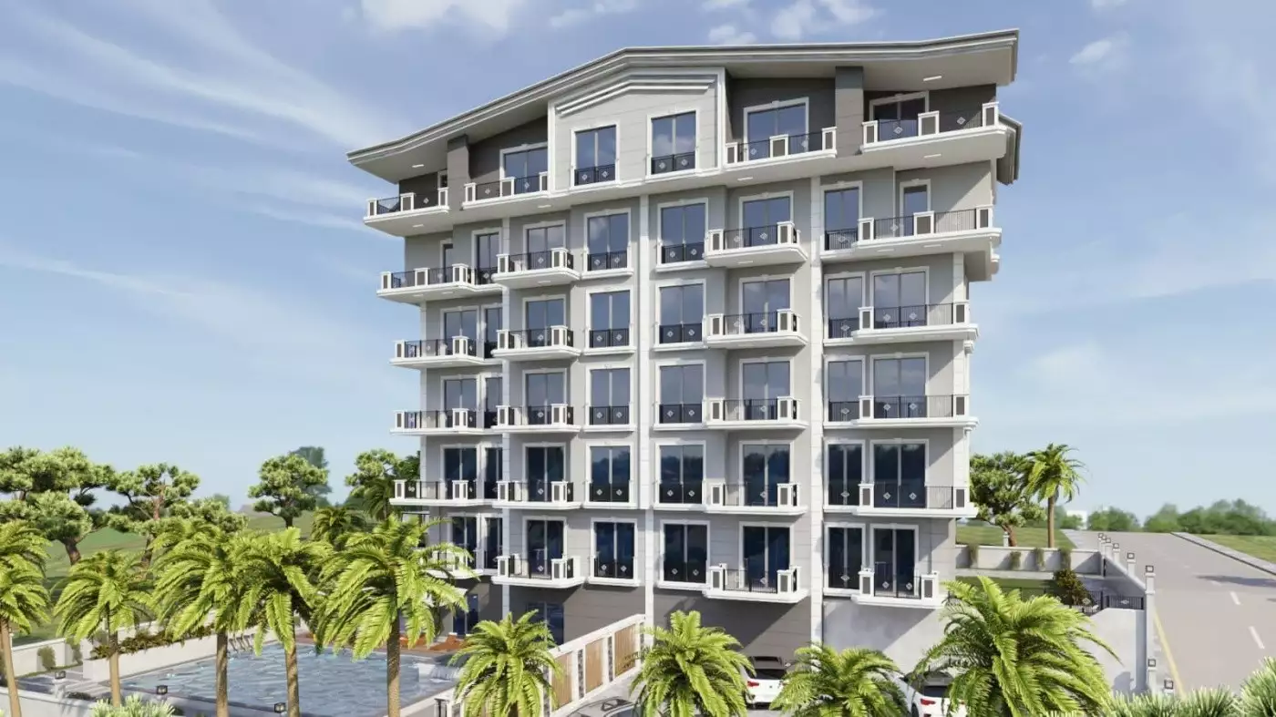 Квартира 42м² в Турции, Газипаша. Стоимостью 108000€ аренда фото-1