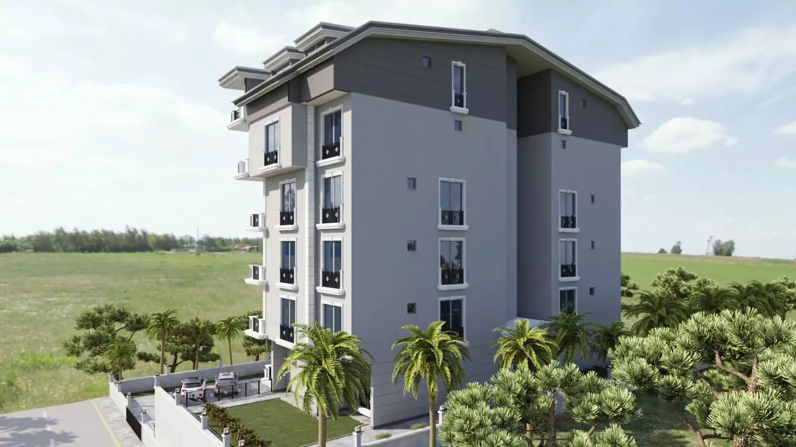 Квартира 42м² в Турции, Газипаша. Стоимостью 108000€ аренда фото-3