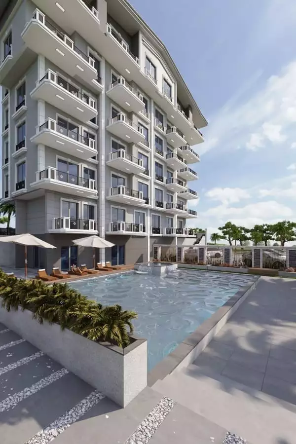 Квартира 42м² в Турции, Газипаша. Стоимостью 108000€ аренда фото-13