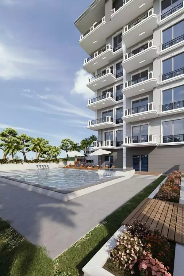 Квартира 42м² в Турции, Газипаша. Стоимостью 108000€ аренда фото-14