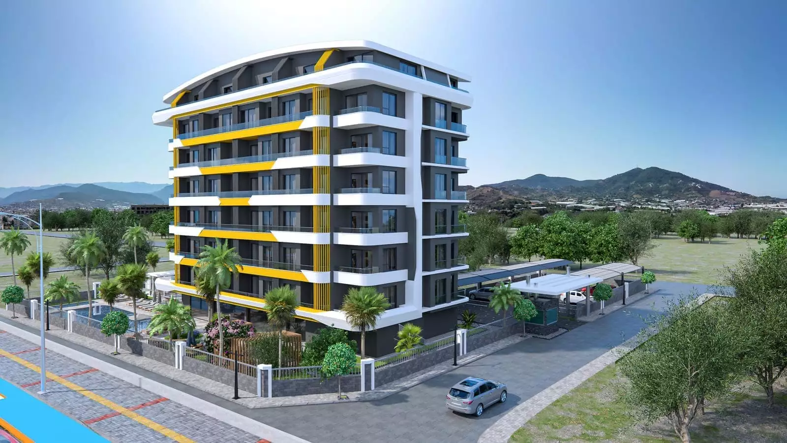 Квартира 50м² в Турции, Газипаша. Стоимостью 103000€ аренда фото-2