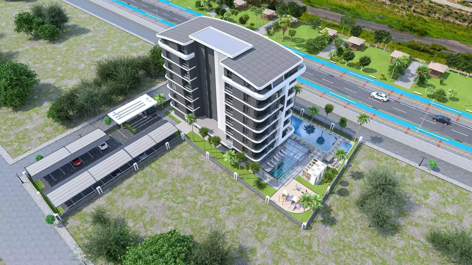 Квартира 50м² в Турции, Газипаша. Стоимостью 103000€ аренда фото-5