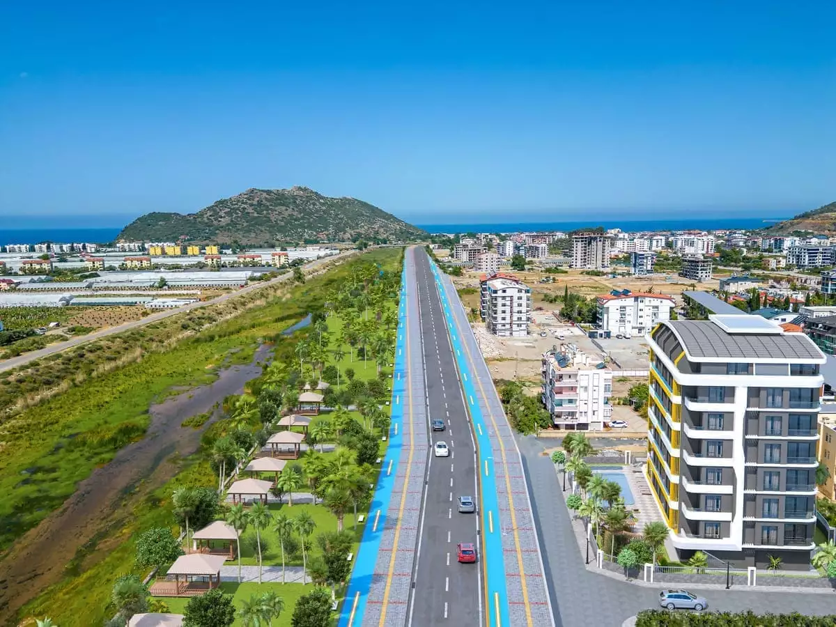 Квартира 50м² в Турции, Газипаша. Стоимостью 103000€ аренда фото-8