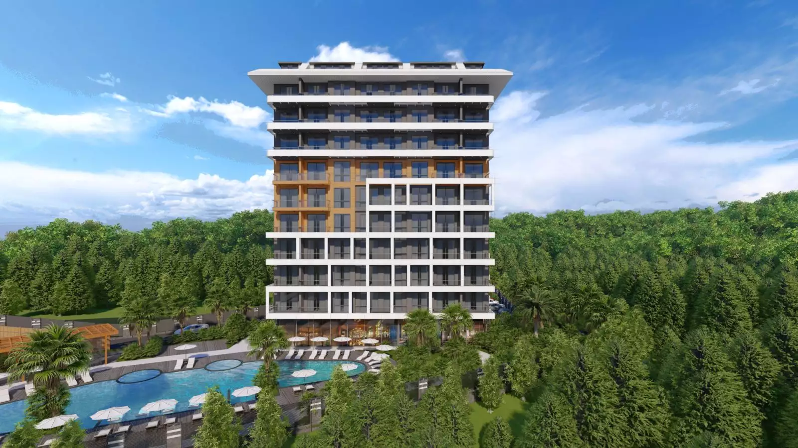 Квартира 48м² в Турции, Тосмур. Стоимостью 160500€ аренда фото-2
