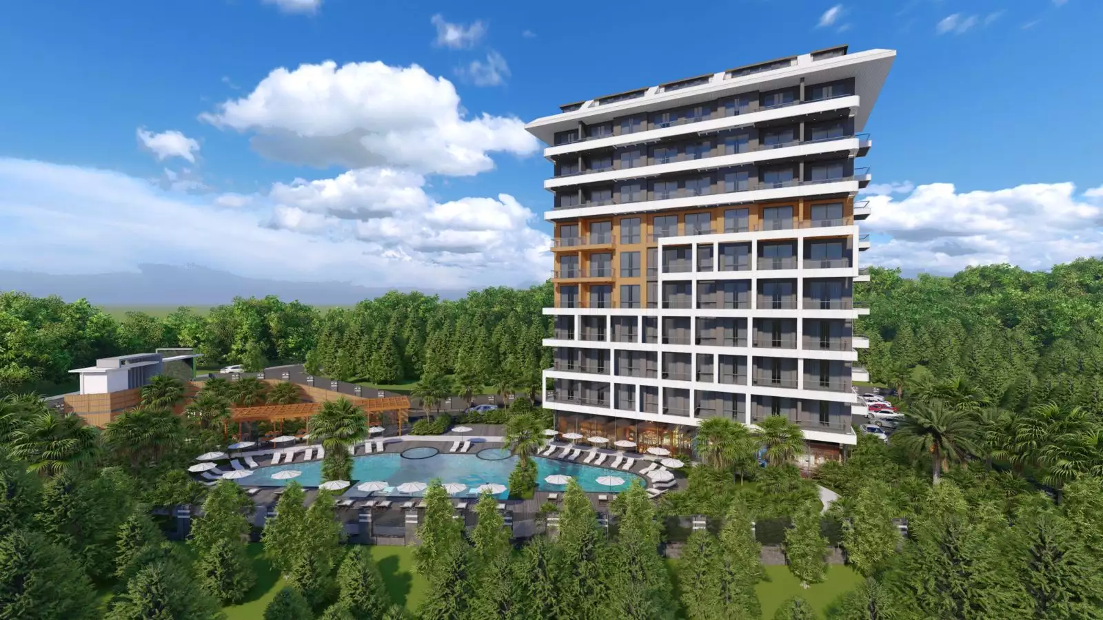 Квартира 48м² в Турции, Тосмур. Стоимостью 160500€ аренда фото-3