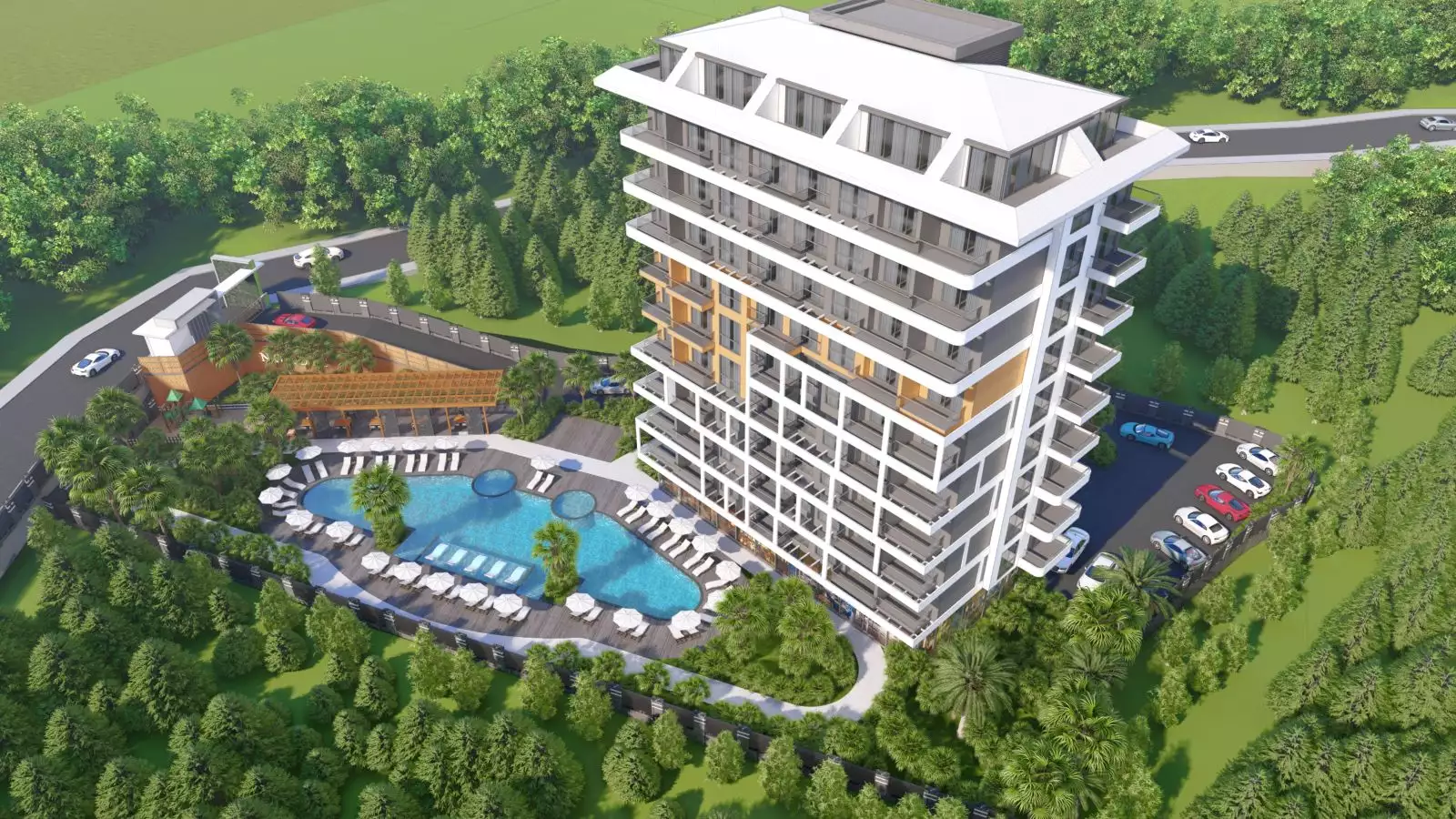 Квартира 48м² в Турции, Тосмур. Стоимостью 160500€ аренда фото-4