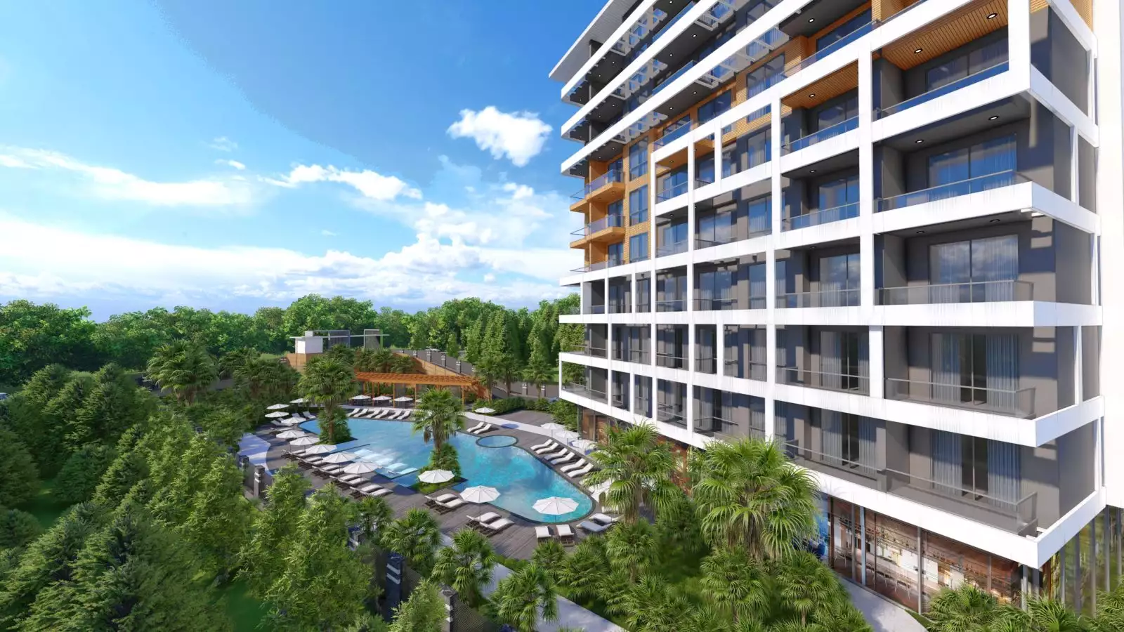 Квартира 48м² в Турции, Тосмур. Стоимостью 160500€ аренда фото-5