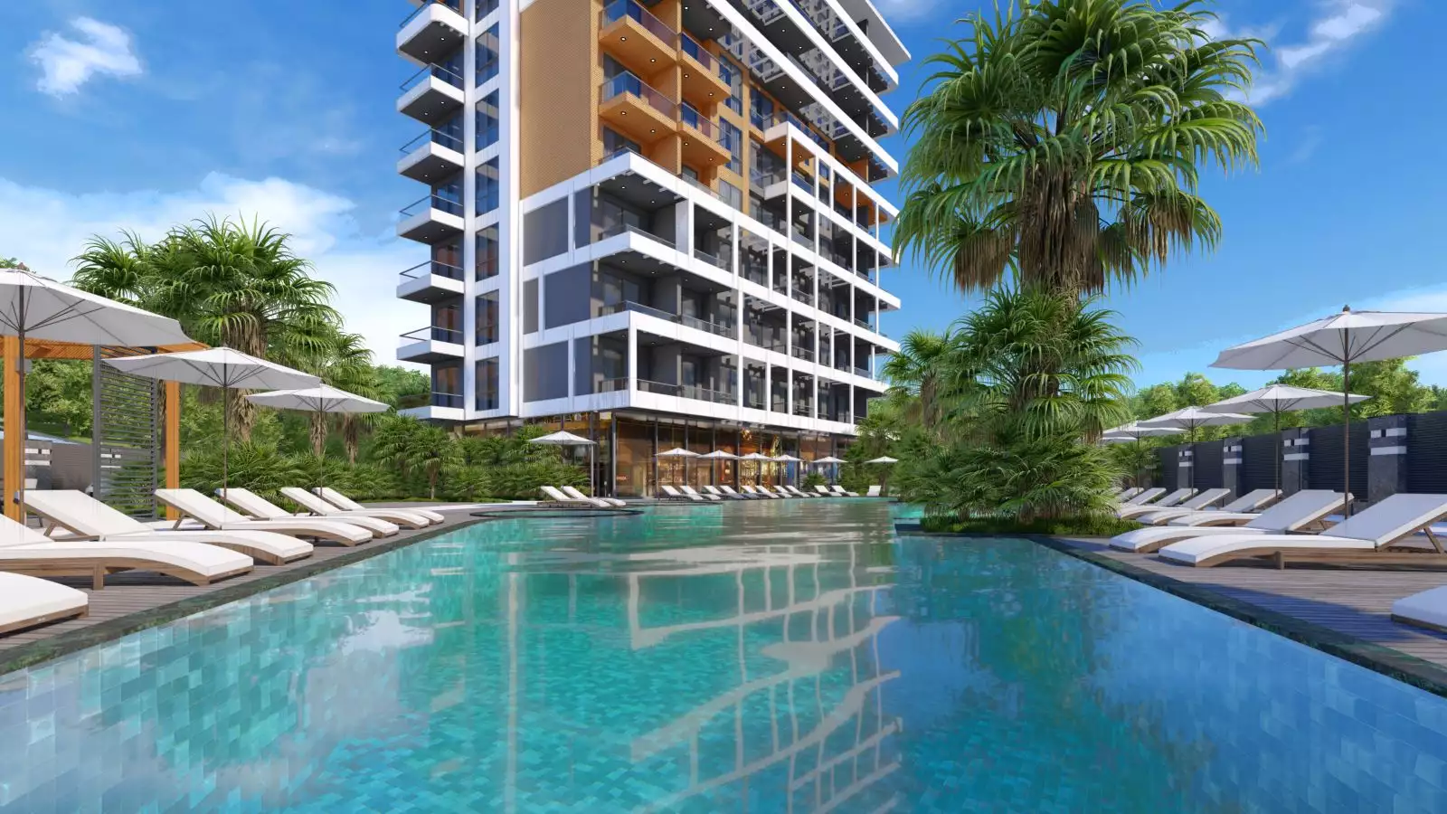 Квартира 48м² в Турции, Тосмур. Стоимостью 160500€ аренда фото-6