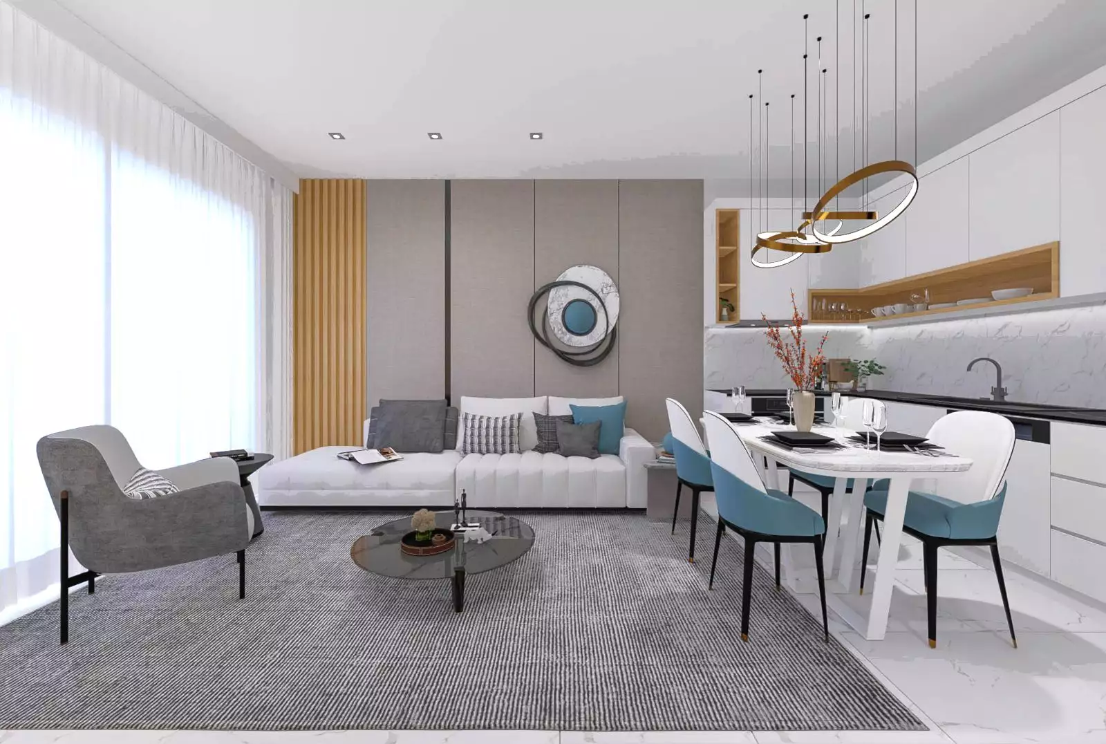 Квартира 48м² в Турции, Тосмур. Стоимостью 160500€ аренда фото-26
