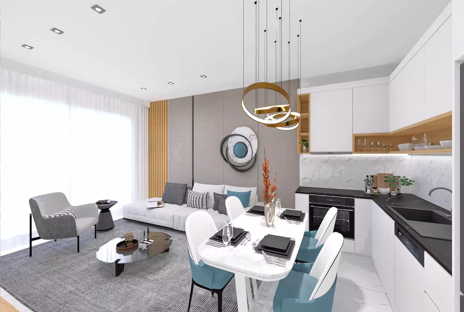 Квартира 48м² в Турции, Тосмур. Стоимостью 160500€ аренда фото-29