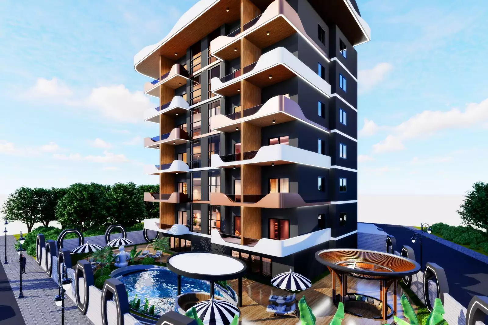 Квартира 55м² в Турции, Махмутлар. Стоимостью 85000€ аренда фото-3