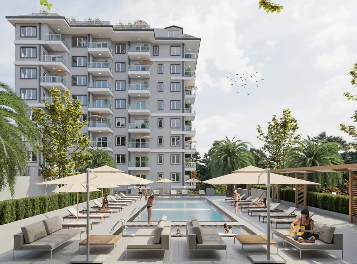 Квартира 50м² в Турции, Авсаллар. Стоимостью 91900€ аренда фото-9