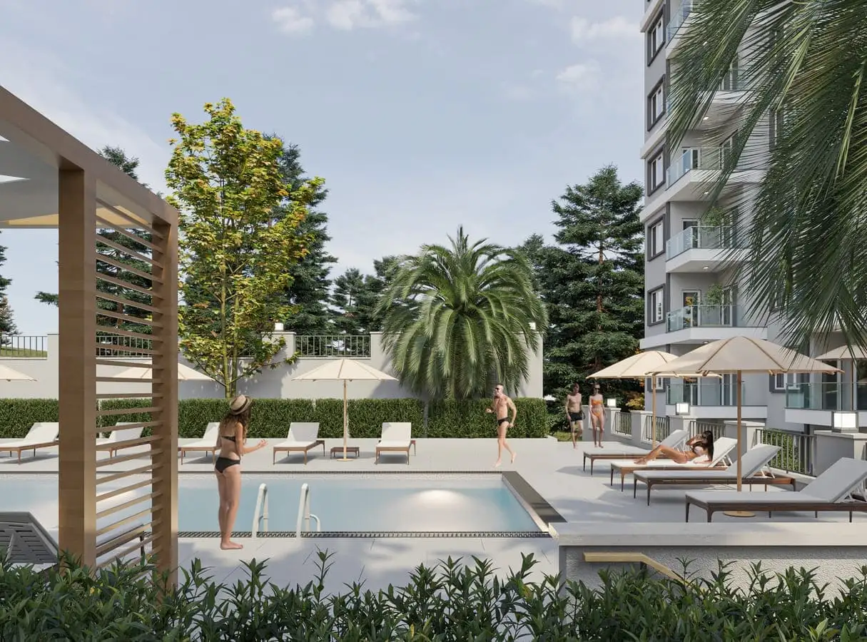 Квартира 50м² в Турции, Авсаллар. Стоимостью 91900€ аренда фото-10