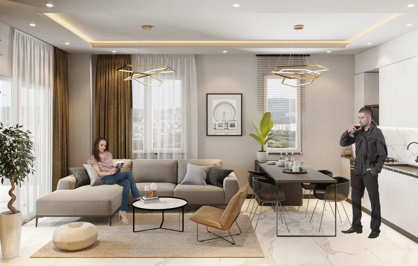 Квартира 50м² в Турции, Авсаллар. Стоимостью 91900€ аренда фото-23