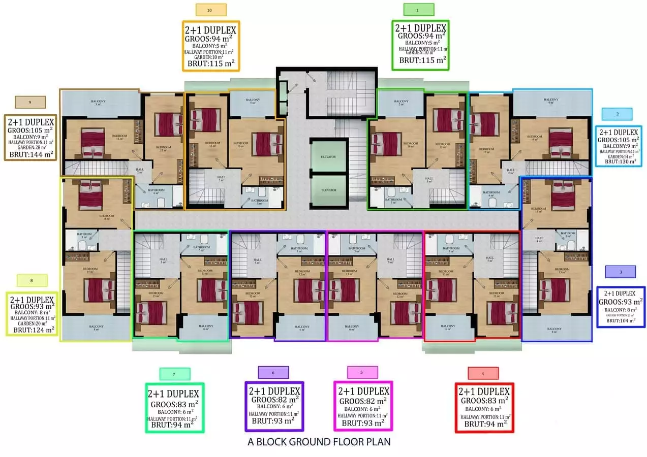 Квартира 61м² в Турции, Кестель. Стоимостью 109500€ аренда фото-18