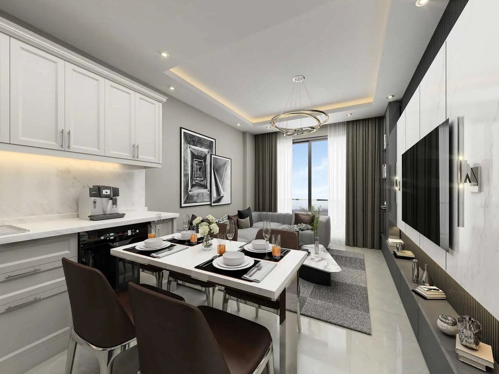 Квартира 54м² в Турции, Авсаллар. Стоимостью 102000€ аренда фото-13