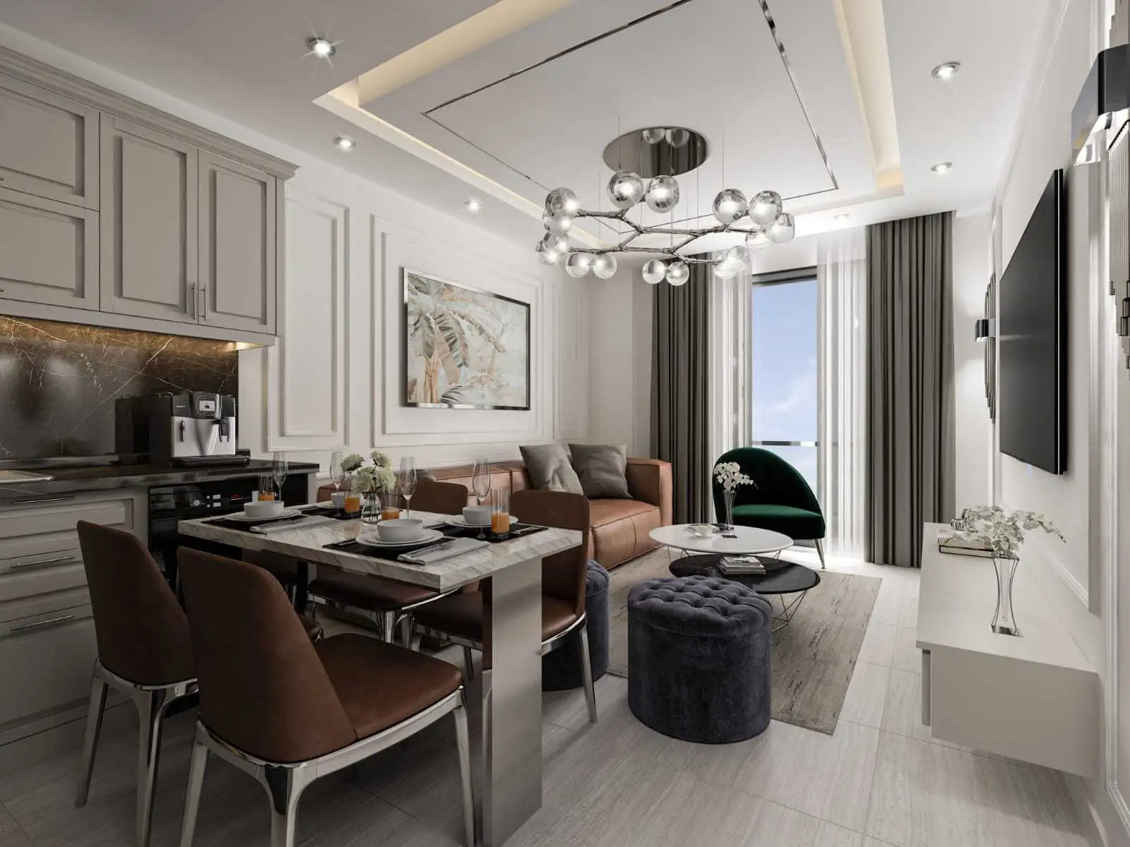 Квартира 54м² в Турции, Авсаллар. Стоимостью 102000€ аренда фото-15