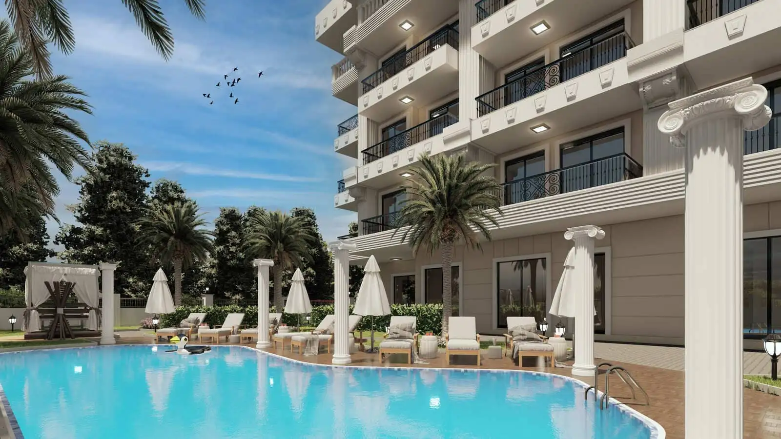 Квартира 52м² в Турции, Кестель. Стоимостью 140000€ аренда фото-13