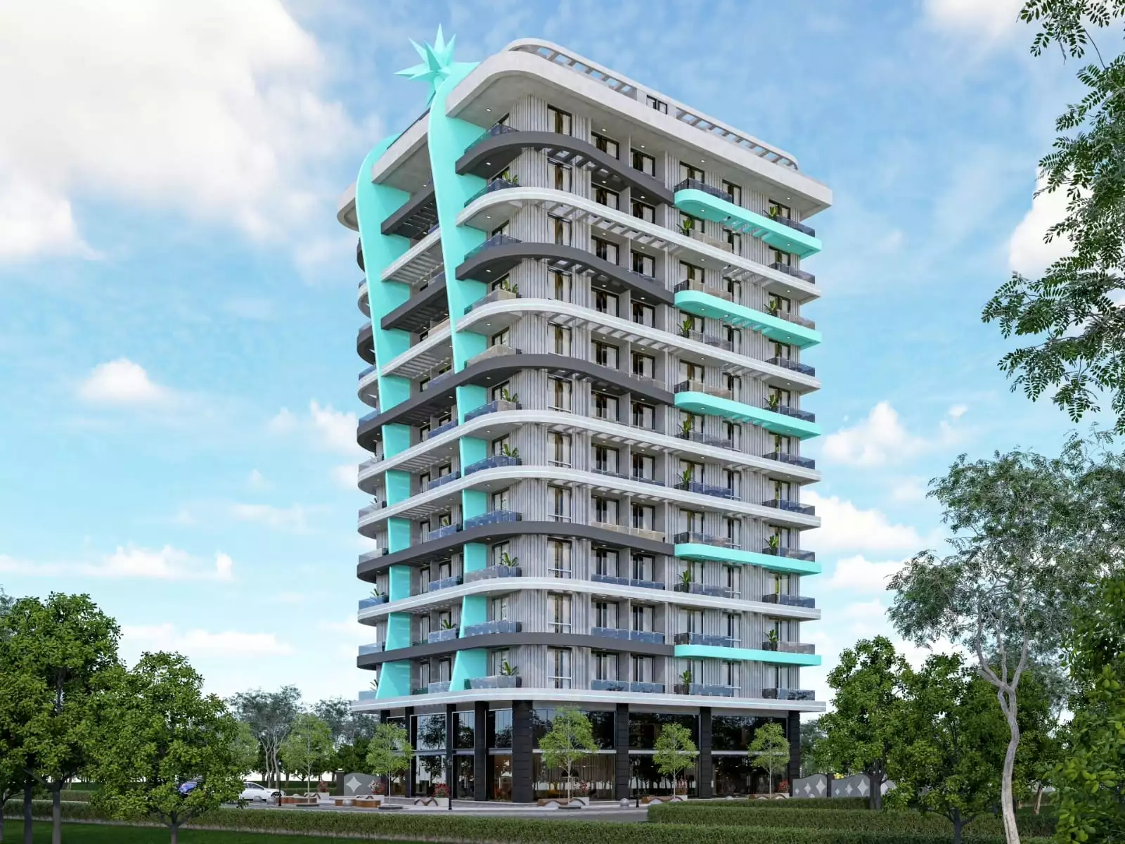 Квартира 56м² в Турции, Махмутлар. Стоимостью 142500€ аренда фото-8