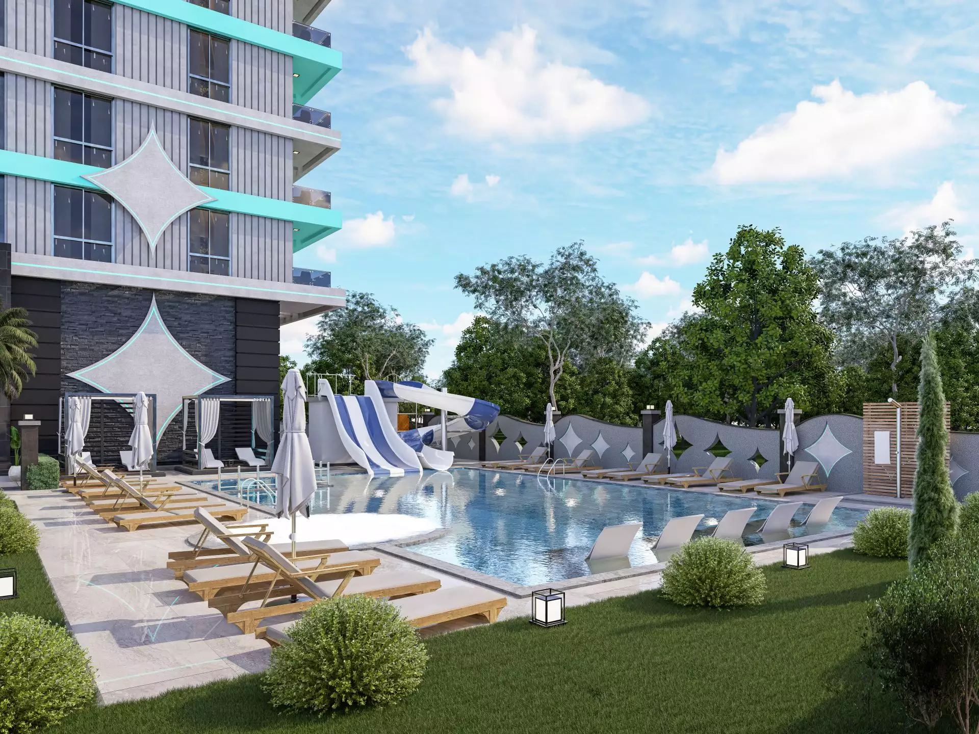 Квартира 56м² в Турции, Махмутлар. Стоимостью 142500€ аренда фото-10