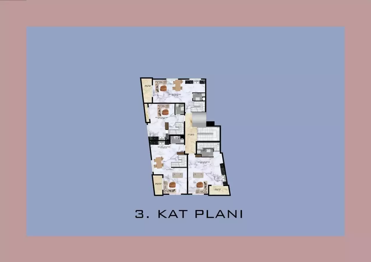 Квартира 48м² в Турции, Демирташ. Стоимостью 100000€ аренда фото-26