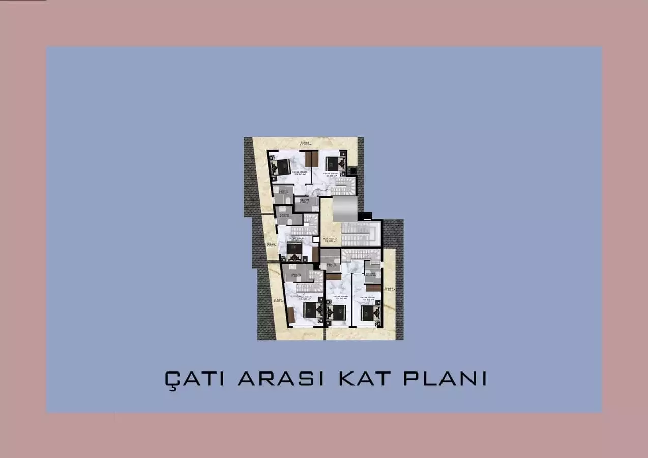 Квартира 48м² в Турции, Демирташ. Стоимостью 100000€ аренда фото-27