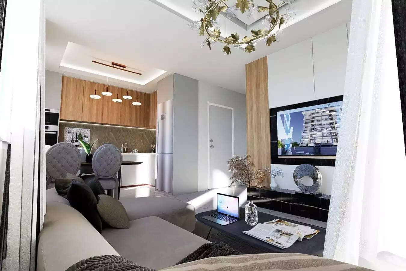 Квартира 44м² в Турции, Демирташ. Стоимостью 100000€ аренда фото-8