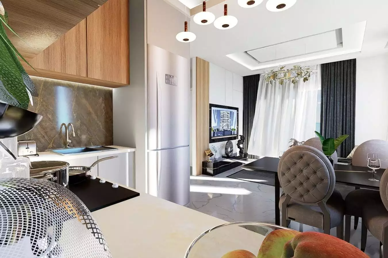 Квартира 44м² в Турции, Демирташ. Стоимостью 100000€ аренда фото-9