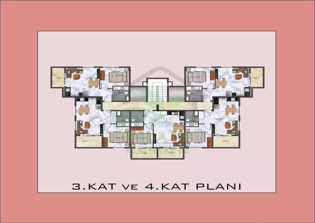 Квартира 44м² в Турции, Демирташ. Стоимостью 100000€ аренда фото-15