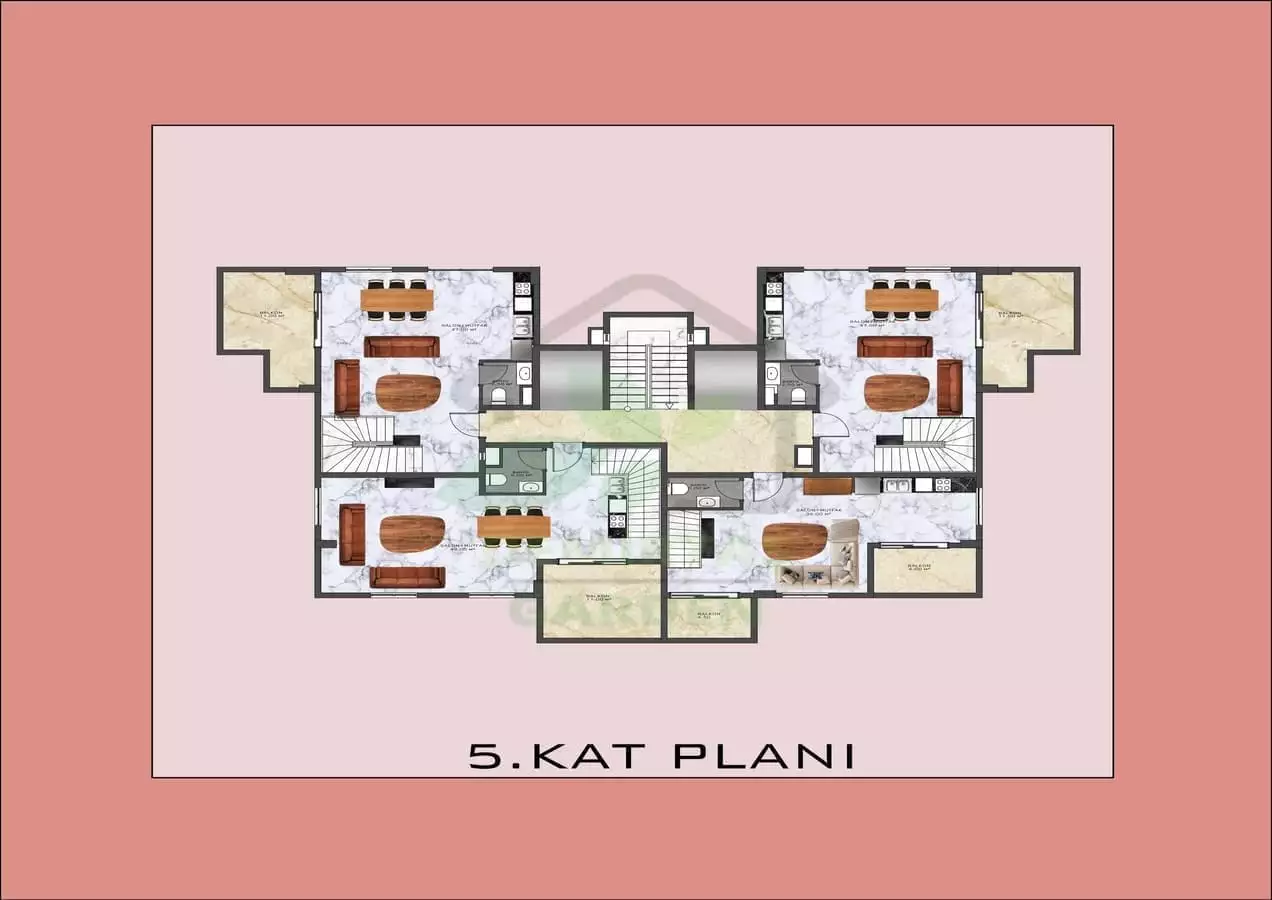 Квартира 44м² в Турции, Демирташ. Стоимостью 100000€ аренда фото-16