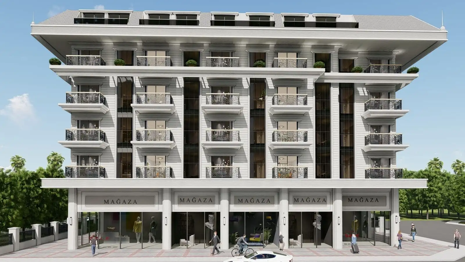 Квартира 56м² в Турции, Каргыджак. Стоимостью 169000€ аренда фото-2