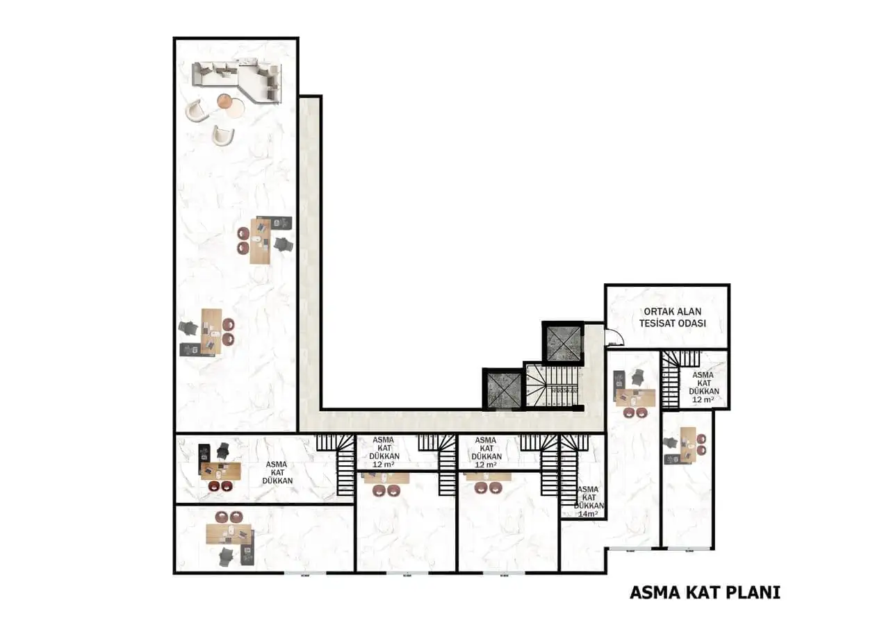Квартира 56м² в Турции, Каргыджак. Стоимостью 169000€ аренда фото-17