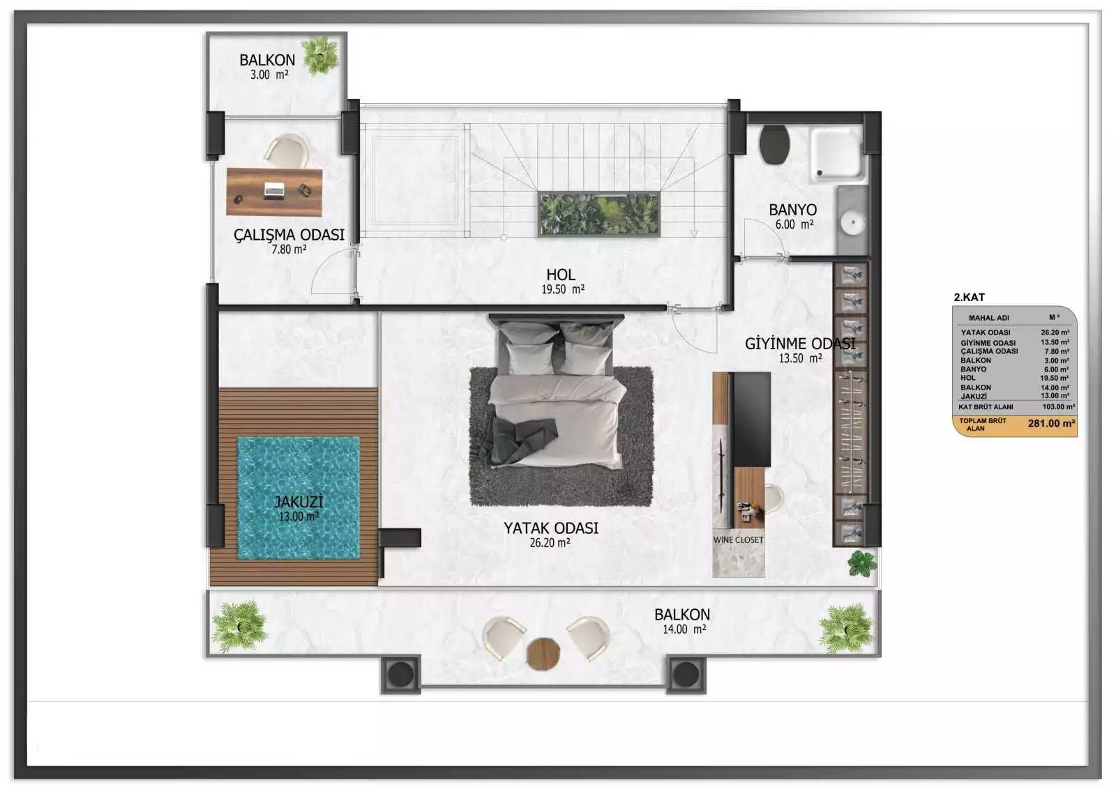 Вилла 450м² в Турции, Аланья. Стоимостью 940000€ аренда фото-16