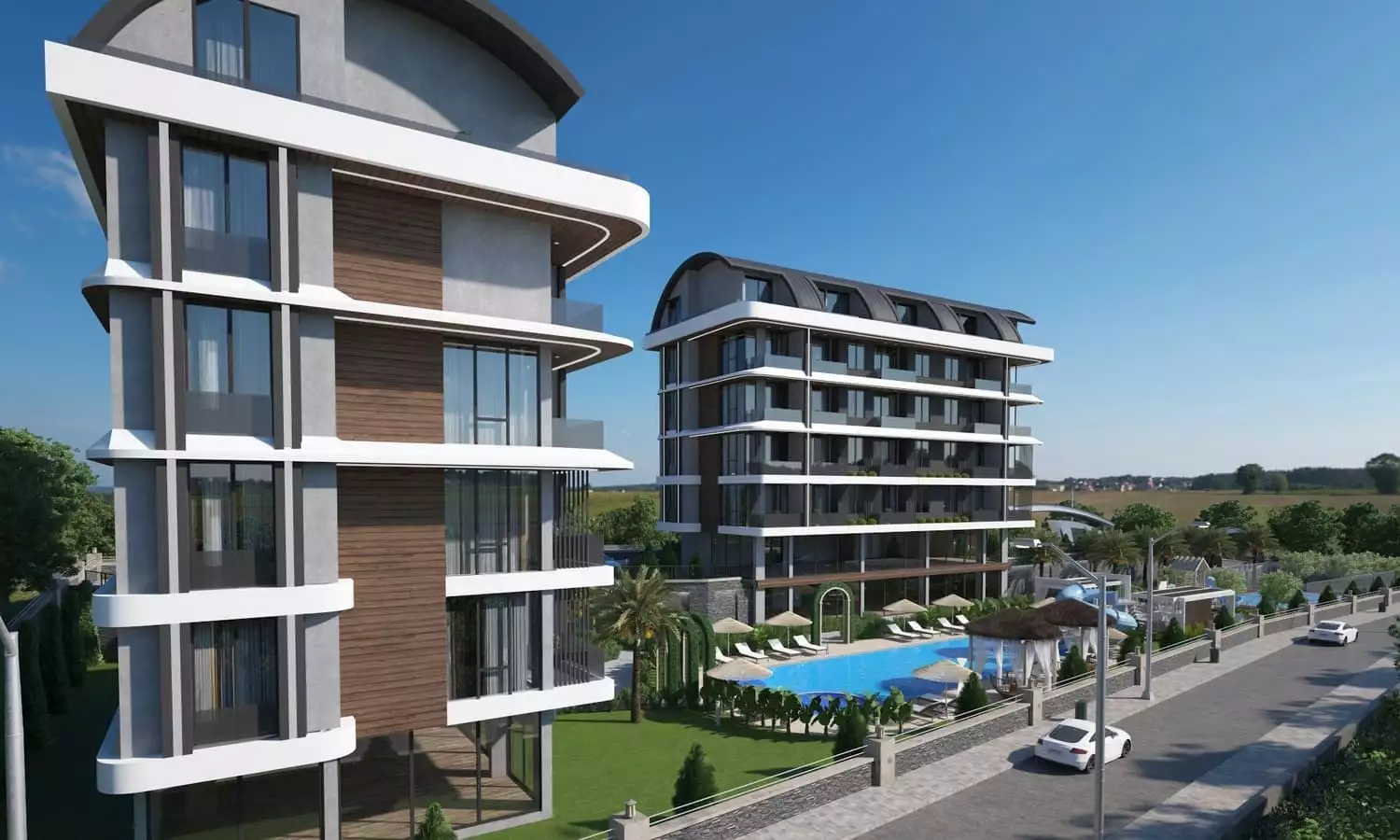 Квартира 48м² в Турции, Каргыджак. Стоимостью 134000€ аренда фото-2