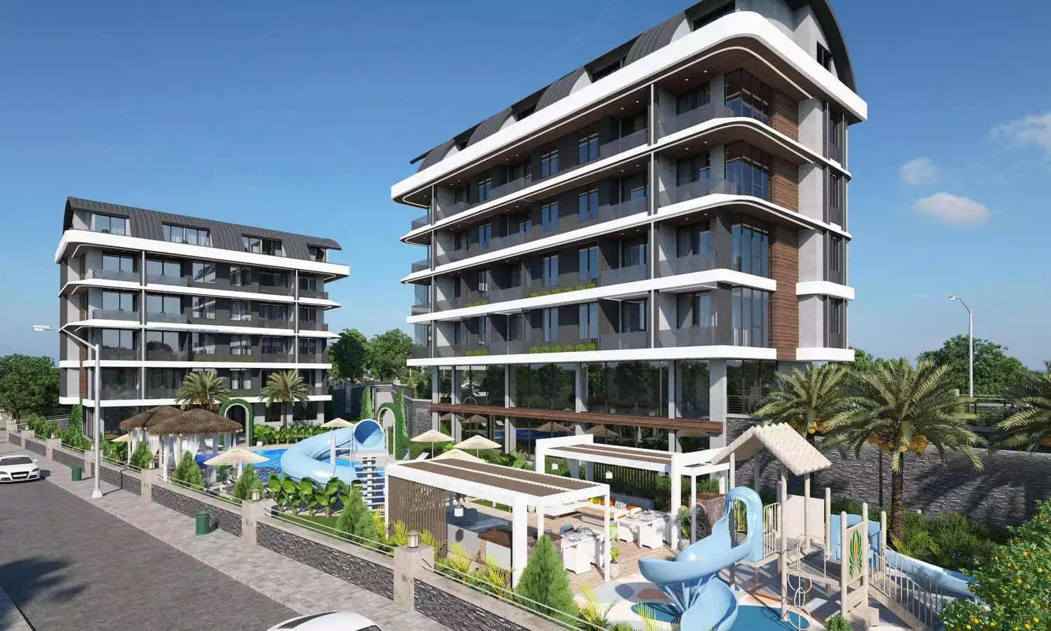 Квартира 48м² в Турции, Каргыджак. Стоимостью 134000€ аренда фото-4