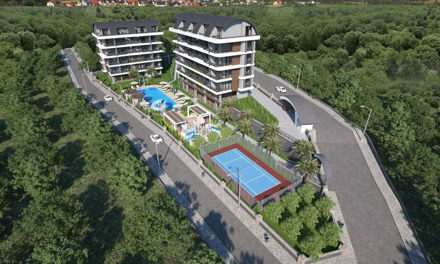 Квартира 48м² в Турции, Каргыджак. Стоимостью 134000€ аренда фото-5