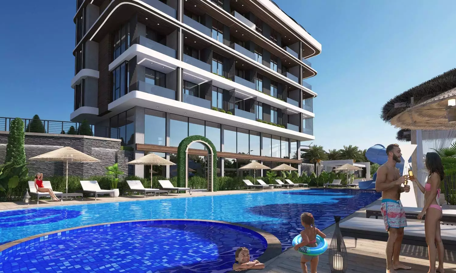 Квартира 48м² в Турции, Каргыджак. Стоимостью 134000€ аренда фото-16