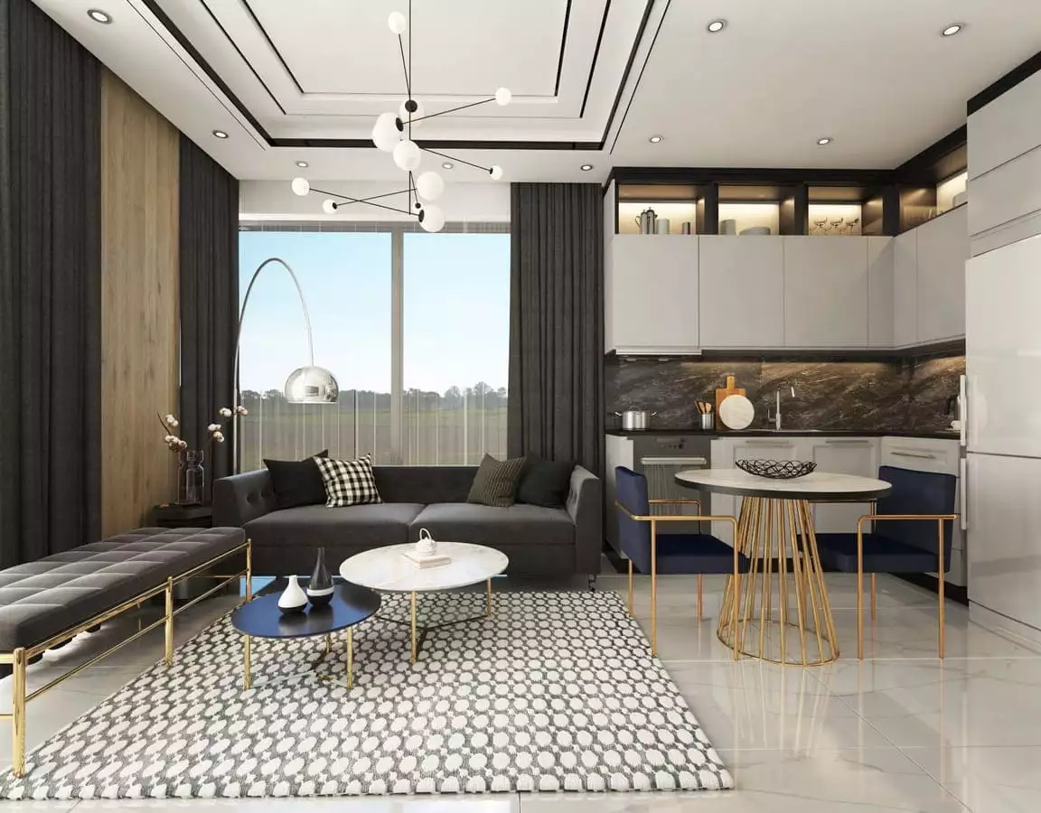 Квартира 48м² в Турции, Каргыджак. Стоимостью 134000€ аренда фото-19