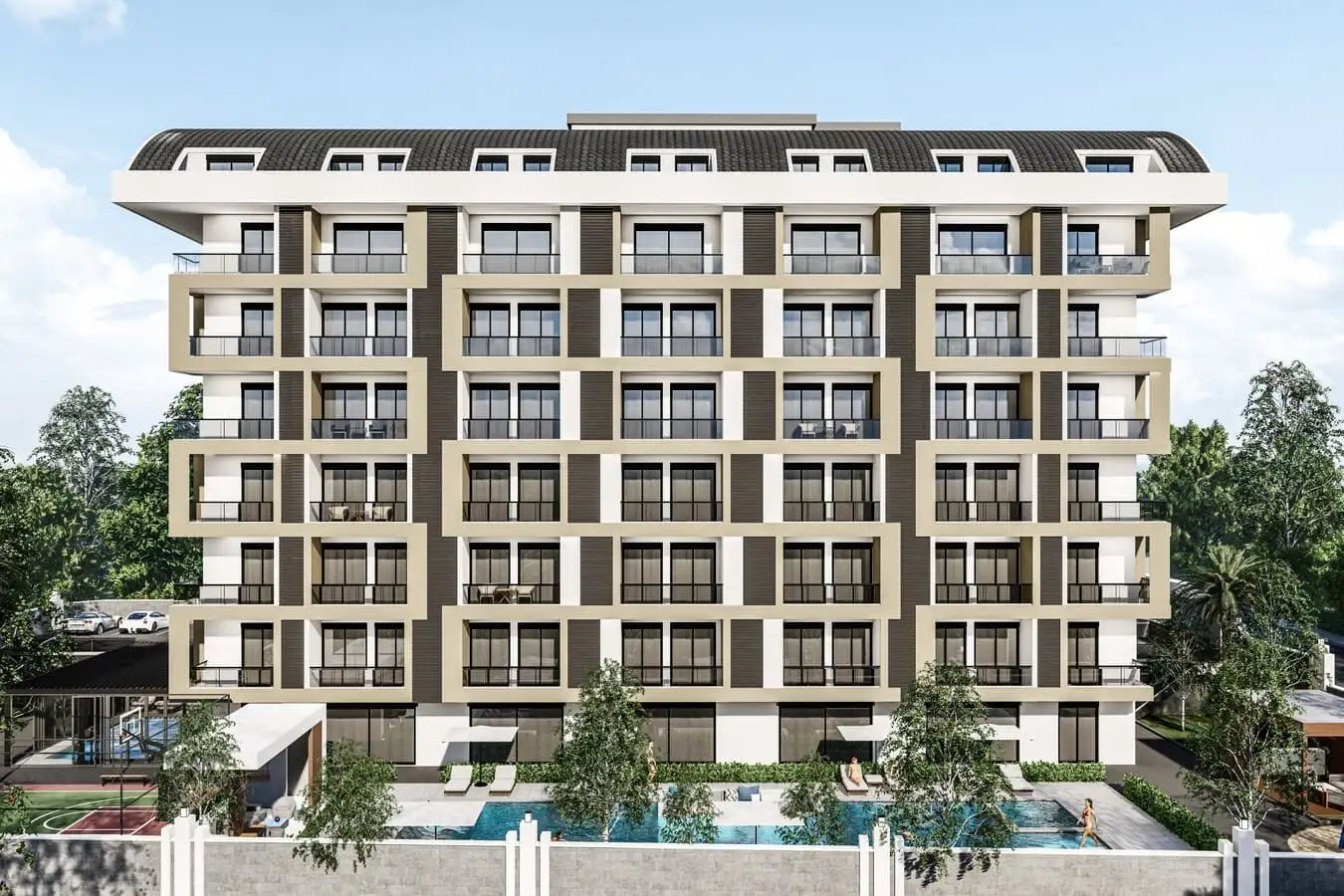 Квартира 82м² в Турции, Газипаша. Стоимостью 189000€ аренда фото-5