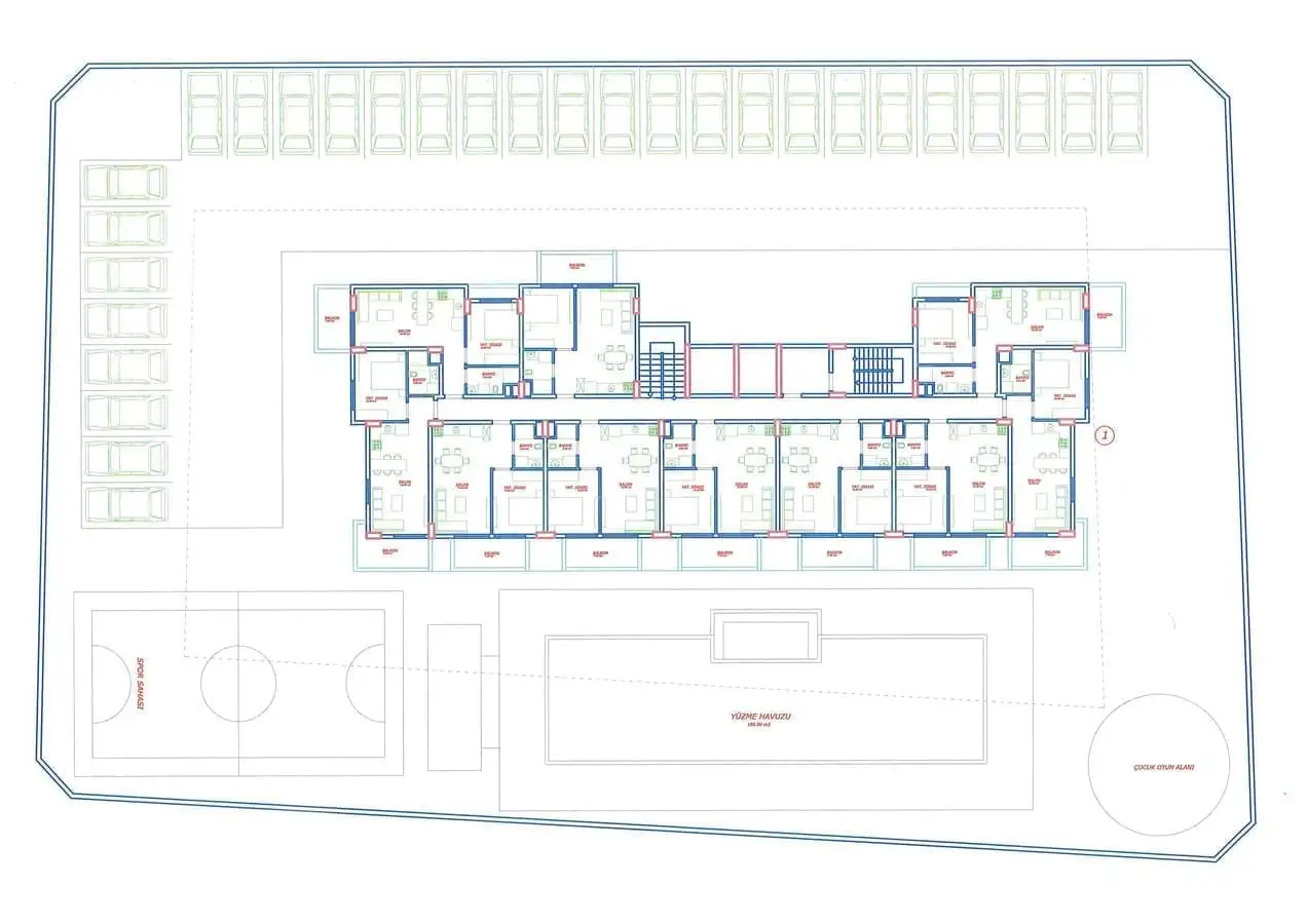 Квартира 82м² в Турции, Газипаша. Стоимостью 189000€ аренда фото-31